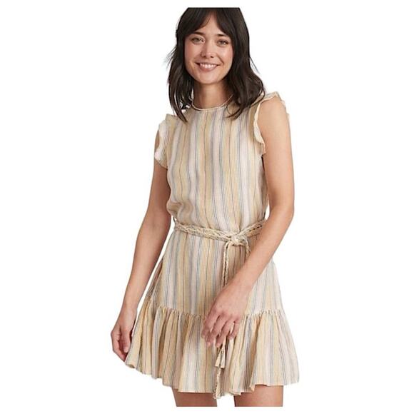 NWT Marine Layer Laney Mini Dress In Beachy Stripe Size Small - Picture 1 of 10